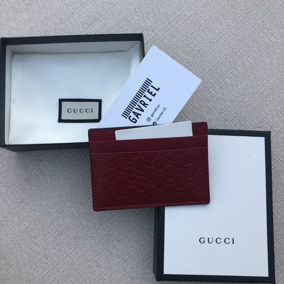 COPY - Gucci GG Microguccissima Cardholder Card Case Red NEW IN BOX - Picture 12 of 12